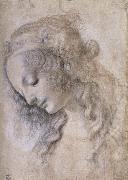 LEONARDO da Vinci Woman portrait painting